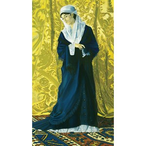 Art Puzzle (81043) - Osman Hamdi Bey: "Old Istanbul Lady" - 1000 pieces puzzle