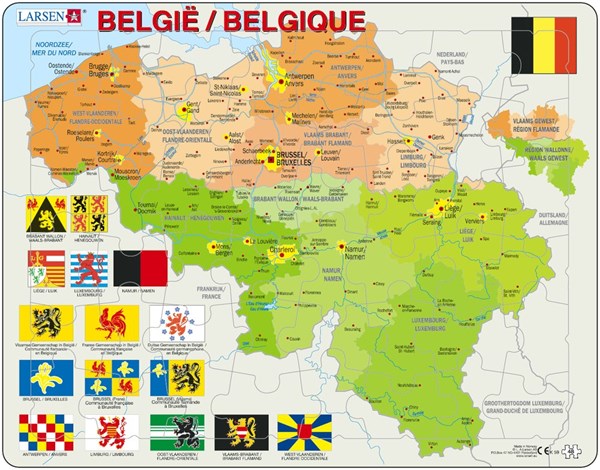 Larsen (K59) - "Belgium" - 48 pieces puzzle