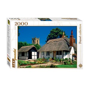 Step Puzzle (84023) - "Cottage in Welford-on-Avon" - 2000 pieces puzzle