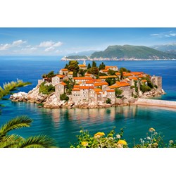 Castorland (C-200580) - "Sveti Stefan, Montenegro" - 2000 pieces puzzle