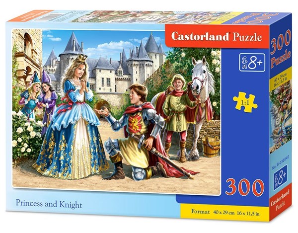 Castorland (B-030040) - "Princess and Knight" - 300 pieces puzzle