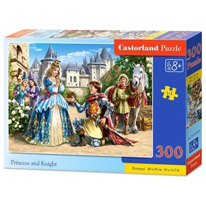 Castorland (B-030040) - "Princess and Knight" - 300 pieces puzzle