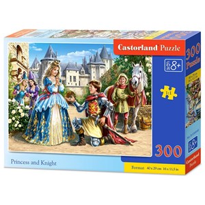 Castorland (B-030040) - "Princess and Knight" - 300 pieces puzzle
