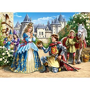 Castorland (B-030040) - "Princess and Knight" - 300 pieces puzzle