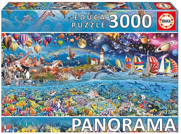 Puzzle EDUCA 3000 Piezas Panorama 18013, EDUCA Juegos y Regalos