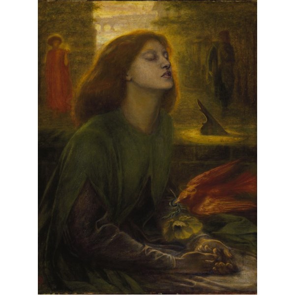 Grafika (00225) - Dante Gabriel Rossetti: "Beata Beatrix, 1872" - 2000 pieces puzzle