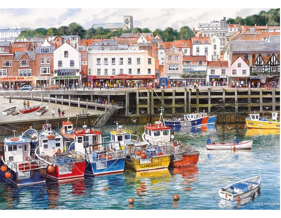 GIBSONS SCARBOROUGH 1000 PIECE JIGSAW PUZZLE G6090 TERRY HARRISON NEW SEALED 