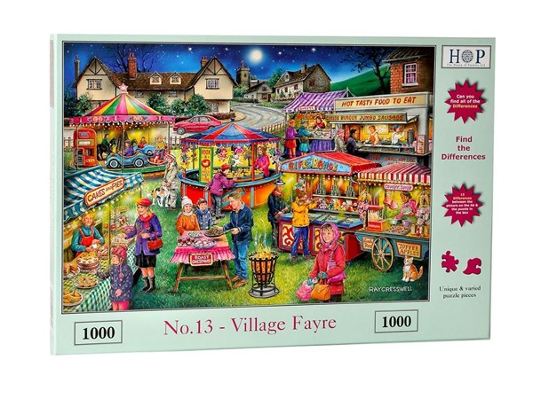 The House of Puzzles (4395) - "Village Fayre" - 1000 pieces puzzle