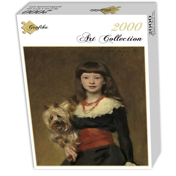 Grafika (02065) - John Singer Sargent: "Miss Beatrice Townsend, 1882" - 2000 pieces puzzle