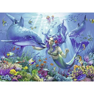 Ravensburger (13678) - "Luminous Underwater Paradise" - 200 pieces puzzle