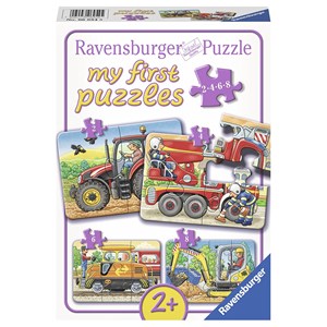 Ravensburger (06954) - "At Work" - 2 4 6 8 pieces puzzle