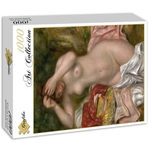 Grafika (01898) - Pierre-Auguste Renoir: "Bather Arranging Her Hair, 1893" - 1000 pieces puzzle