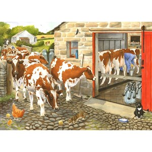 The House of Puzzles (2858) - "Dairy Maids" - 1000 pieces puzzle