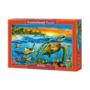 Castorland (C-103652) - "Underwater Turtles" - 1000 pieces puzzle