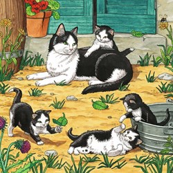 Ravensburger (08002) - "Cats and Dogs" - 49 pieces puzzle