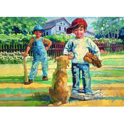 Eurographics (8000-0452) - Corinne Hartley: "Let's Play Catch" - 1000 pieces puzzle