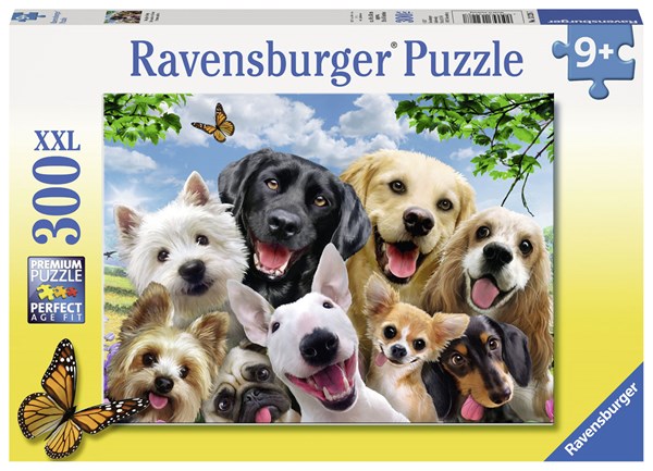 Ravensburger (13228) - Howard Robinson: "Delighted Dogs" - 300 pieces puzzle