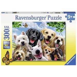 Ravensburger (13228) - Howard Robinson: "Delighted Dogs" - 300 pieces puzzle