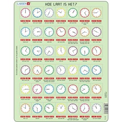 Larsen (OB7-NL) - "Learn the Clock - NL" - 42 pieces puzzle