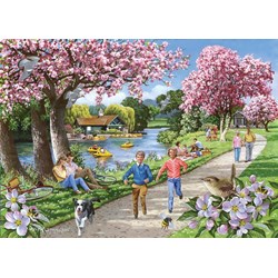 The House of Puzzles (4326) - "Apple Blossom Time" - 500 pieces puzzle