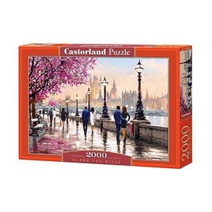 Castorland (C-200566) - Richard Macneil: "Along the River" - 2000 pieces puzzle