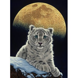Grafika (02409) - Schim Schimmel, William Schimmel: "Moon Leopard" - 2000 pieces puzzle