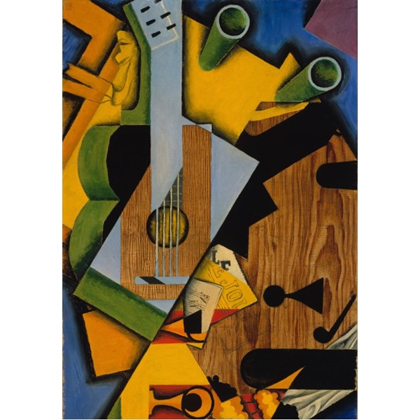 Grafika (00293) - Juan Gris: "Still Life with a Guitar, 1913" - 1000 pieces puzzle