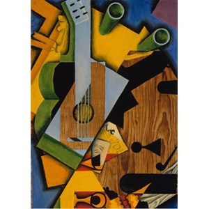 Grafika (00293) - Juan Gris: "Still Life with a Guitar, 1913" - 1000 pieces puzzle