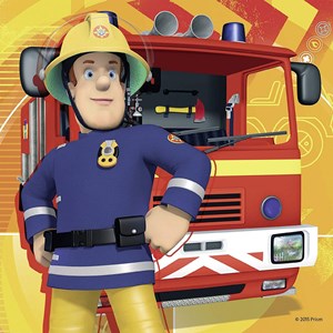 Ravensburger (07065) - "Fireman Sam" - 25 36 49 pieces puzzle