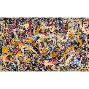 Pomegranate (AA558) - Jackson Pollock: "Convergence, 1952" - 1000 pieces puzzle