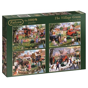 Falcon (11145) - Kevin Walsh: "The Village Green" - 1000 pieces puzzle