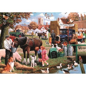 Falcon (11145) - Kevin Walsh: "The Village Green" - 1000 pieces puzzle