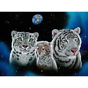 Grafika (02414) - Schim Schimmel, William Schimmel: "Gentle Family" - 2000 pieces puzzle