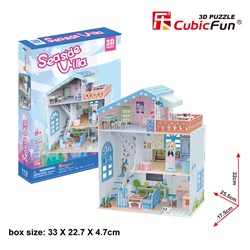 Cubic Fun (P683h) - "Seaside Village" - 112 pieces puzzle