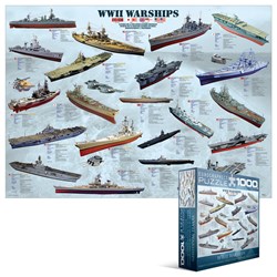 Eurographics (8000-0133) - "WWII Warships" - 1000 pieces puzzle