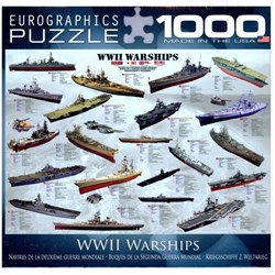 Eurographics (8000-0133) - "WWII Warships" - 1000 pieces puzzle
