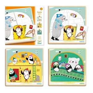 Djeco (01485) - "Igloo" - 6 pieces puzzle