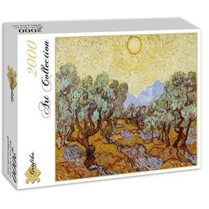 Grafika (01173) - Vincent van Gogh: "Olive Trees, 1889" - 2000 pieces puzzle