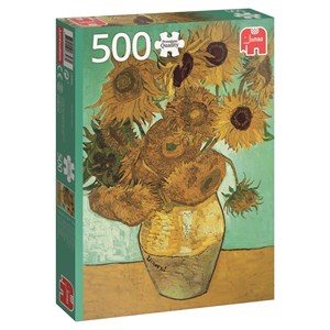 Jumbo (18396) - Vincent van Gogh: "Sunflowers" - 500 pieces puzzle
