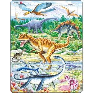 Larsen (FH16) - "Dinosaurs" - 35 pieces puzzle