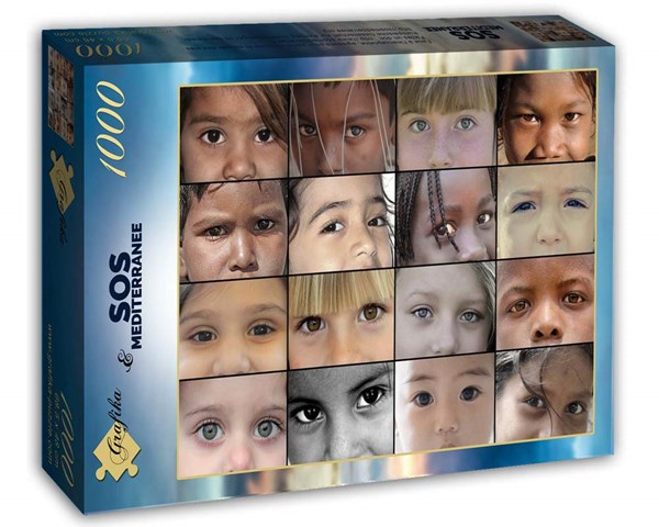 Grafika (00932) - "Eyes of Children around the World" - 1000 pieces puzzle