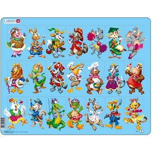 Larsen (NM5) - "Animals" - 21 pieces puzzle