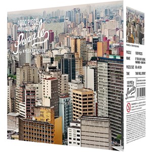 Kylskåpspoesi (00501) - Jens Assur: "Sao Paulo by Jens Assur" - 1000 pieces puzzle