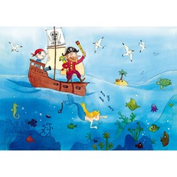 Puzzle Michele Wilson (W151-24) - Emilie Vanvolsem: "Pirates" - 24 pieces puzzle