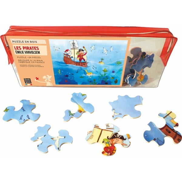 Puzzle Michele Wilson (W151-24) - Emilie Vanvolsem: "Pirates" - 24 pieces puzzle