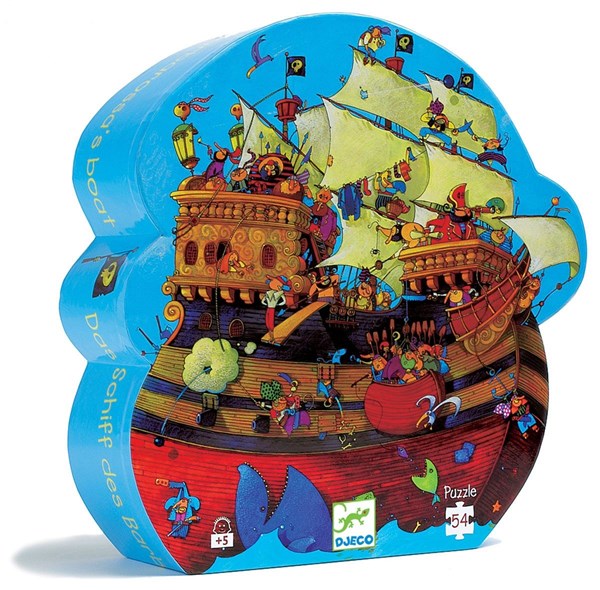 Djeco (07241) - "Barbarossa's Ship" - 54 pieces puzzle