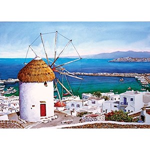 Art Puzzle (4184) - "Greece, Mykonos" - 500 pieces puzzle