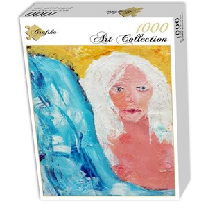 Grafika (02105) - "Girl with White Hair" - 1000 pieces puzzle