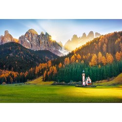 Trefl (26134) - "Church in Dolomites" - 1500 pieces puzzle