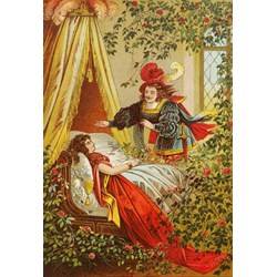 Grafika Kids (00116) - Carl Offterdinger: "Sleeping Beauty" - 12 pieces puzzle